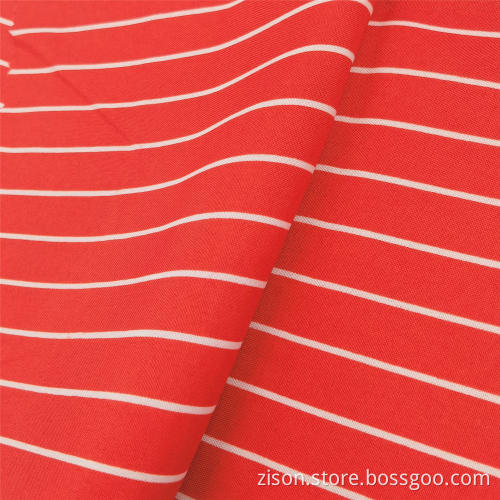 Gestreifte gefärbte Pongee-Stoffe aus gefärbtem Garn aus Polyester